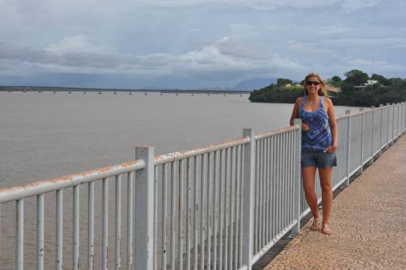 Na orla do rio Branco, em Boa Vista - RR